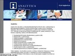 Sites similar to analytica.is