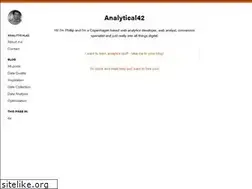 Sites similar to analytical42.com