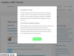 Sites similar to analytics-sem-tutorials.de