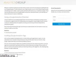 Sites similar to analyticscheckup.com