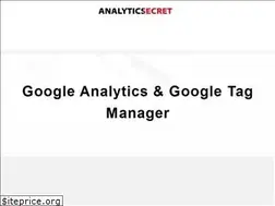 Sites similar to analyticsecret.com