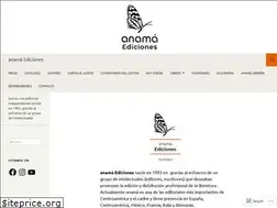 Sites similar to anamaediciones.com