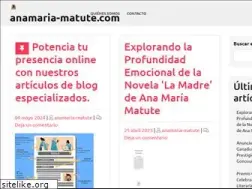Sites similar to anamaria-matute.com