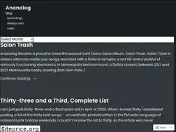 Sites similar to ananalog.org