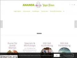 Sites similar to ananda-yoga-haus.de