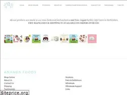 Sites similar to anandafoods.co.uk