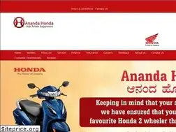 Sites similar to anandahonda.com