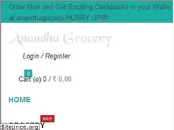 Sites similar to anandhagrocery.com