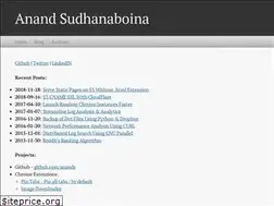 Sites similar to anands.github.io