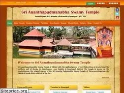 Sites similar to ananthapuratemple.com