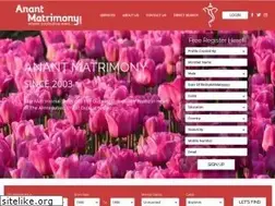 Sites similar to anantmatrimony.com