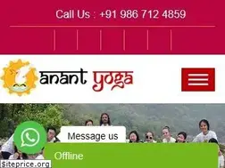 Sites similar to anantyoga.com