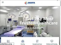 Sites similar to ananyahospitals.com