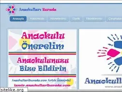 Sites similar to anaokullariburada.com