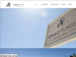 Sites similar to anaoplage.fr