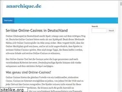 Sites similar to anarchique.de