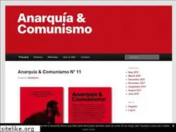 Sites similar to anarquiaycomunismo.noblogs.org