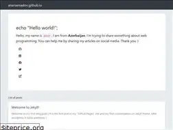 Sites similar to anarsamadov.github.io