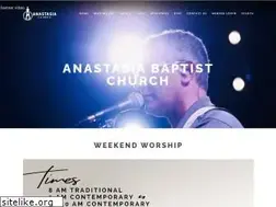 Sites similar to anastasiabaptist.org