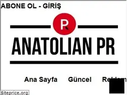 Sites similar to anatolianpr.com