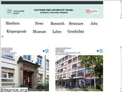 Sites similar to anatomie.unibas.ch