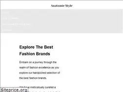 Sites similar to anatomiestyle.com