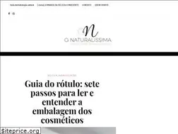 Sites similar to anaturalissima.com.br