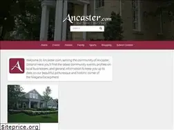 Sites similar to ancaster.com