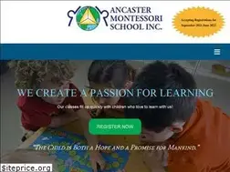 Sites similar to ancastermontessorischool.com
