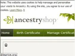 Sites similar to ancestryshop.co.uk