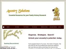 Sites similar to ancestrysolutions.com