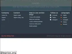 Sites similar to anchor-blog.com