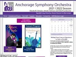 Sites similar to anchoragesymphony.org