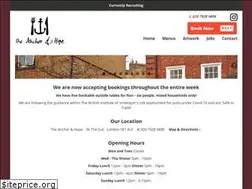 Sites similar to anchorandhopepub.co.uk