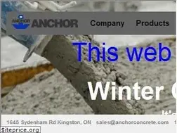 Sites similar to anchorconcrete.com
