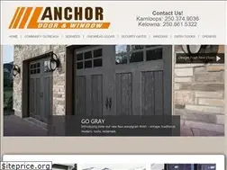Sites similar to anchordoor.com