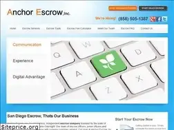 Sites similar to anchorescrow.com