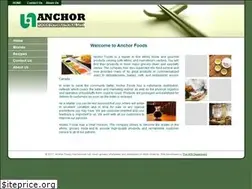 Sites similar to anchorfoods.net