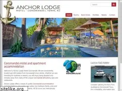 Sites similar to anchorlodgecoromandel.co.nz