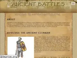 Sites similar to ancient-battles.com