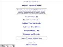 Sites similar to ancient-buddhist-texts.net