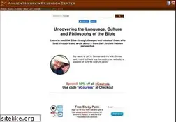 Sites similar to ancient-hebrew.org