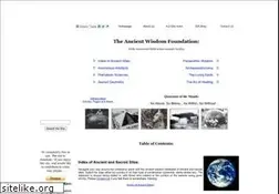 Sites similar to ancient-wisdom.com