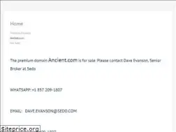Sites similar to ancient.com