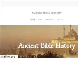 Sites similar to ancientbiblehistory.com