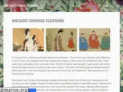 Sites similar to ancientchinafashion.weebly.com