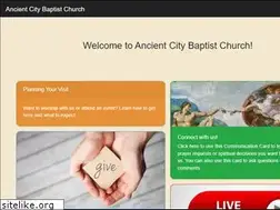 Sites similar to ancientcitybaptist.org