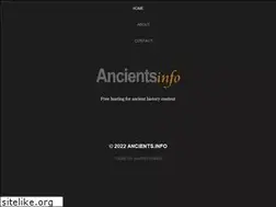 Sites similar to ancients.info
