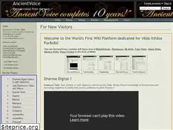 Sites similar to ancientvoice.wikidot.com