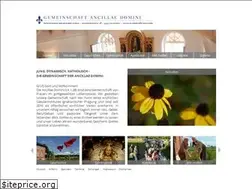 Sites similar to ancillae-domini.com